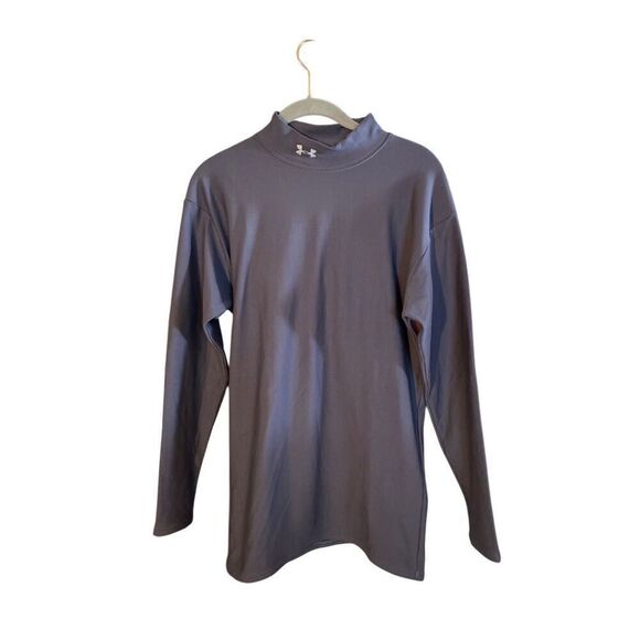 Under Armour, men’s/unisex, gray, long sleeve, base layer, size medium - Picture 2 of 3